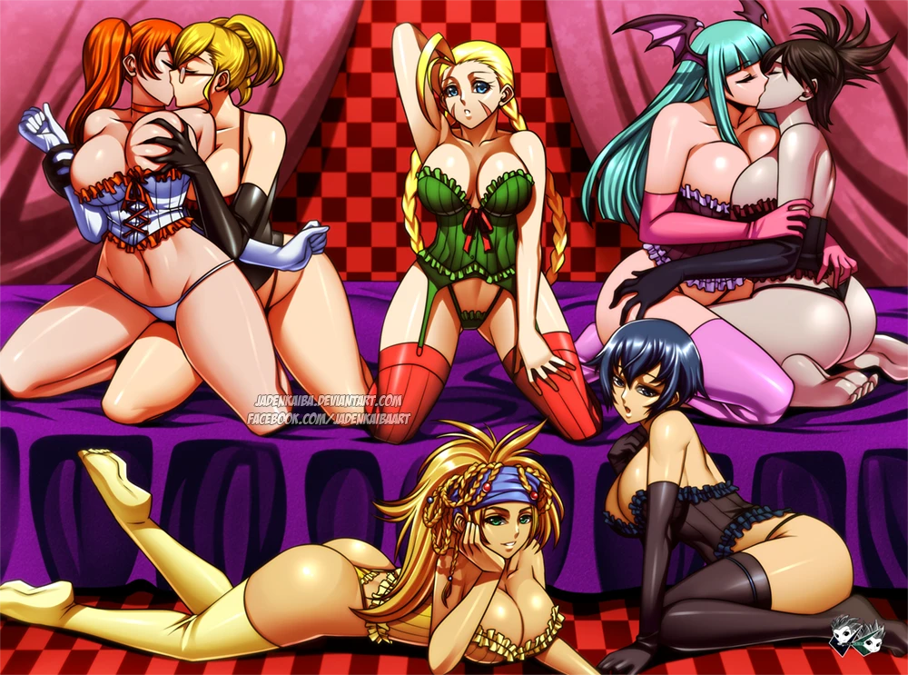 cammy-whitecandy-cane-rumble-rosesmiss-spencermorriganmorrigan-aenslandrikkushirogane-naoto
