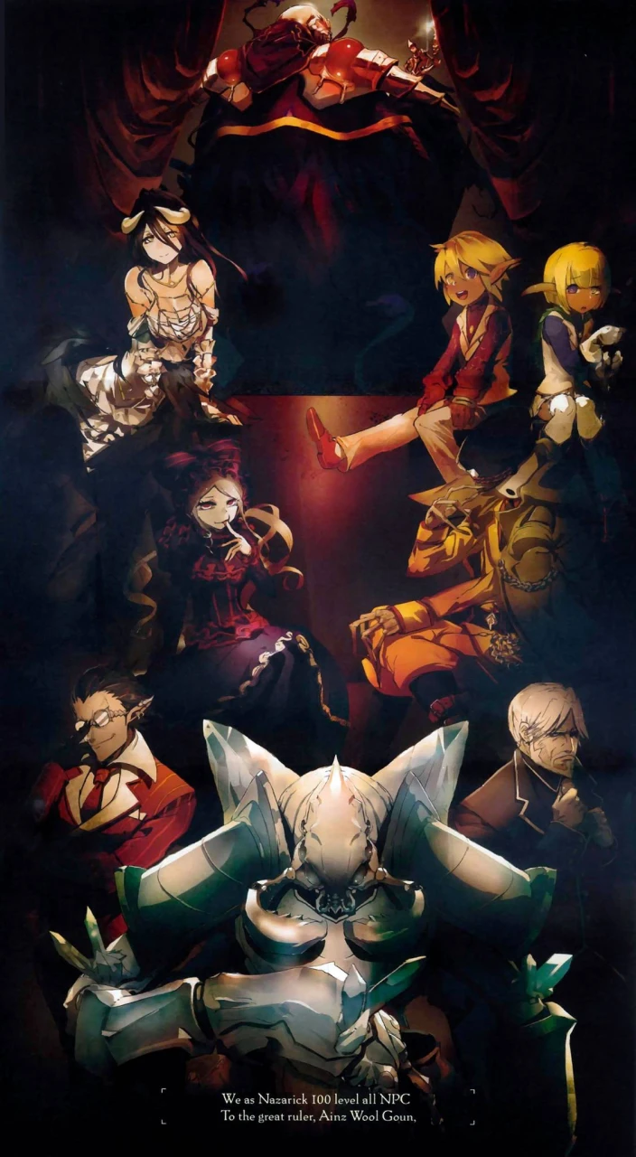 ainz-ooal-gownalbedoaura-bella-fioracocytusdemiurgemare-bello-fiorepandoras-actorsebas-tianshalltear-bloodfallen