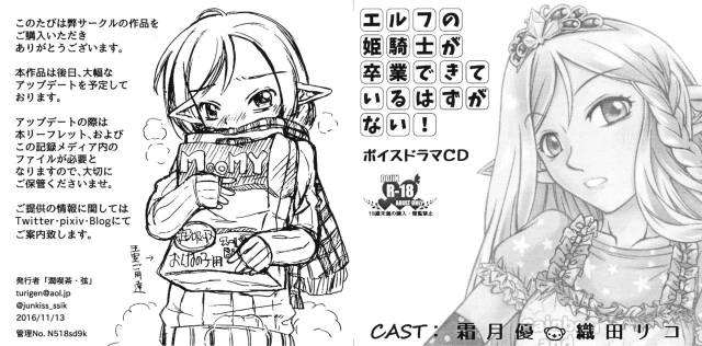 (Omu Fes 3) [Junkissa Gen (Tsurimiya Gen)] Elf no Himekishi ga Sotsugyou dekite Iru Hazu ga Nai_17