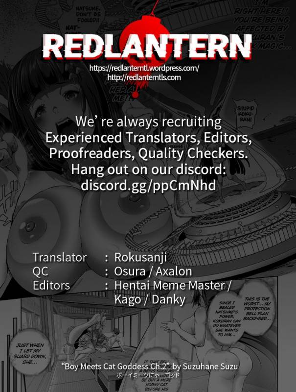 [Suzuhane Suzu] Boy Meets Nyaa God  Boy Meets Cat Goddess (Ch.1-2) (COMIC_74