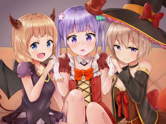 hoshikawa hotaru+sakura nene+suzukaze aoba