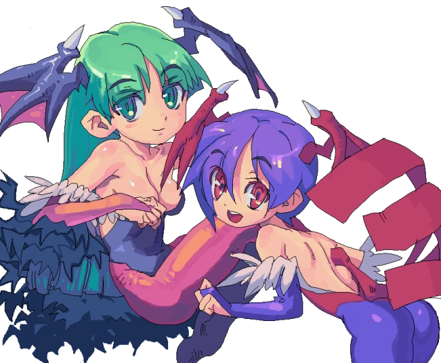 lilith aensland+morrigan aensland
