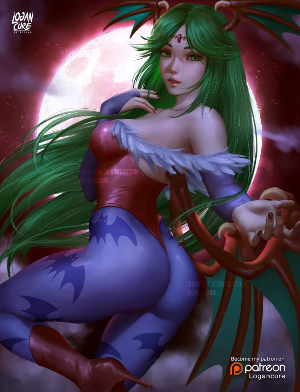 lilith aensland+palutena