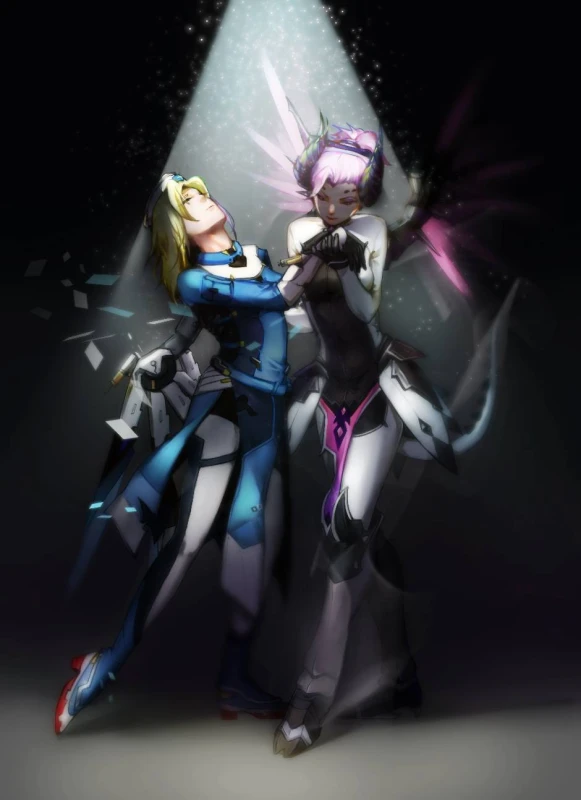 combat medic ziegler+imp mercy+mercy (overwatch)