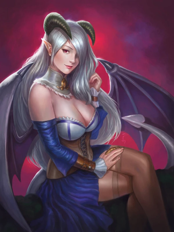 ilassa (elh)+lilim (monster girl encyclopedia)