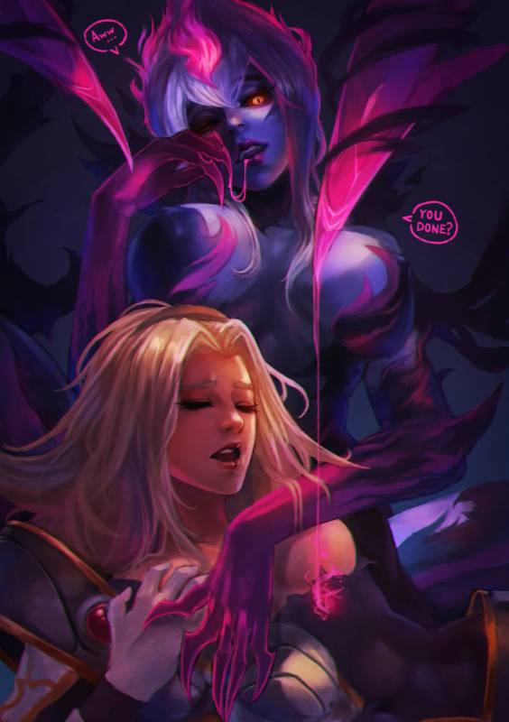 evelynn+luxanna crownguard