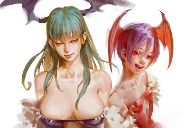 lilith aensland+morrigan aensland