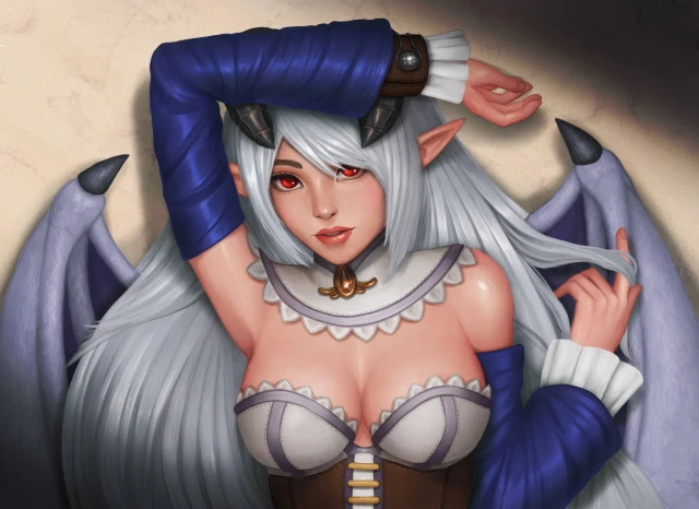 ilassa (elh)+lilim (monster girl encyclopedia)