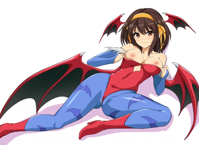 lilith aensland+suzumiya haruhi