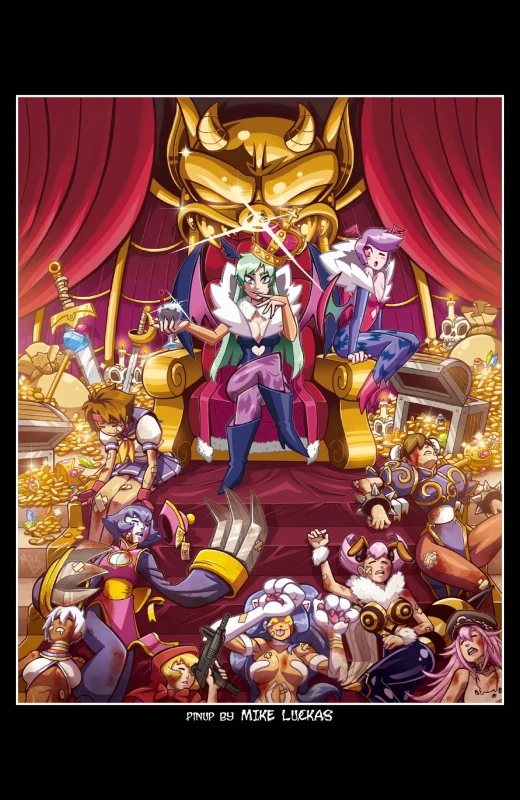 bulleta+chun-li+elena (street fighter)+felicia+kasugano sakura+lei lei+lilith aensland+morrigan aensland+poison (final fight)+q-bee