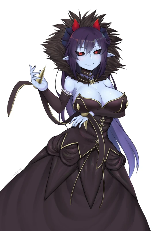 demon (monster girl encyclopedia)+semiramis (fate)